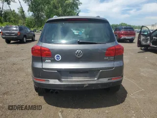 2013 Volkswagen Tiguan SE with VIN WVGBV7AX1DW009495, listed as a Copart auction lot 62289675 with Not provided miles and Salvage title. Bid and sale history available at DreamBid. Image 6.