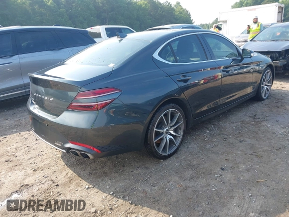 2022 Genesis G70 2.0T with VIN KMTG34TA2NU089251, listed as a IAAI auction lot 42549771 with 49,678 mi miles and . Bid and sale history available at DreamBid. Image 4.