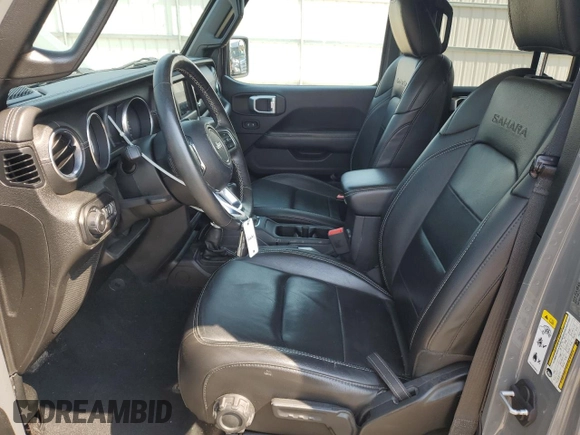 2018 Jeep Wrangler Unlimited Sahara with VIN 1C4HJXEG4JW241511, listed as a Copart auction lot 59003215 with 61,442 mi miles and Clean title. Bid and sale history available at DreamBid. Image 7.