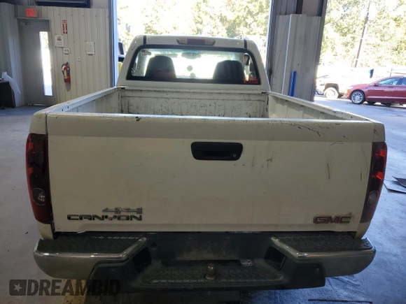 2006 GMC Canyon Work Truck with VIN 1GTCS146368259572, listed as a Copart auction lot 81500644 with 163,284 mi miles and Salvage Title. Bid and sale history available at carsss.com. Image 6.