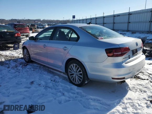 2016 Volkswagen Jetta Sedan 1.8T SEL with VIN 3VWL07AJ0GM225990, listed as a Copart auction lot 46104345 with 124,367 mi miles and Salvage Title. Bid and sale history available at carsss.com. Image 2.