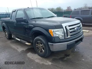 2010 Ford F-150 XL with VIN 1FTEX1E85AFB06495, listed as a IAAI auction lot 42082090 with 161,418 mi miles. Bid and sale history available at carsss.com. Image 1.