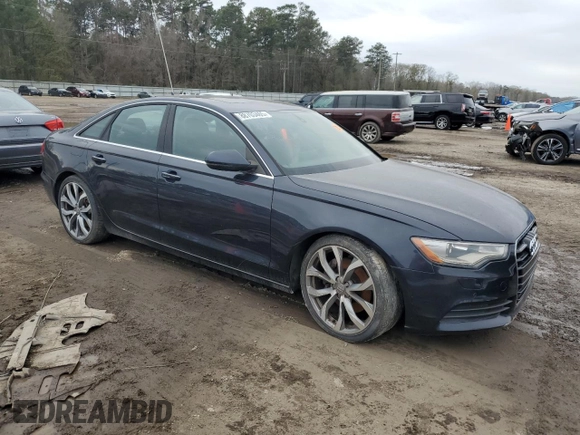 2014 Audi A6 Premium Plus with VIN WAUDFAFC6EN035950, listed as a Copart auction lot 88703465 with Not provided miles and Clean title. Bid and sale history available at DreamBid. Image 4.