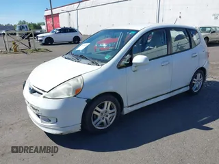 2007 Honda Fit Sport with VIN JHMGD38647S016342, listed as a IAAI auction lot 42058078 with 149,085 mi miles. Bid and sale history available at carsss.com. Image 2.