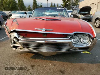 1961 Ford Thunderbird with VIN 1Y73Z116153, listed as a Copart auction lot 70746614 with 83,218 mi miles and Salvage Title. Bid and sale history available at DreamBid. Image 5.