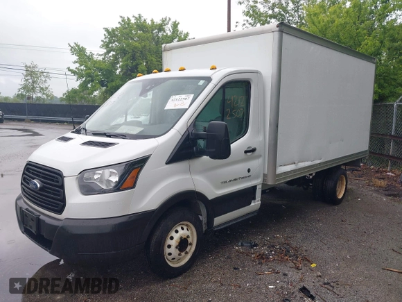 2019 Ford Transit with VIN 1FDBF8ZM4KKA83933, listed as a IAAI auction lot 42122507 with 110,177 mi miles and . Bid and sale history available at DreamBid. Image 2.