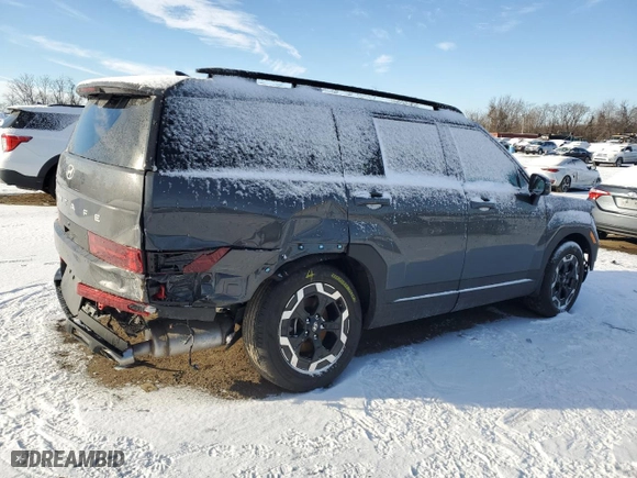 2025 Hyundai Santa Fe SEL with VIN 5NMP24GL6SH070167, listed as a Copart auction lot 87998205 with 12,543 mi miles and Salvage Title. Bid and sale history available at carsss.com. Image 3.
