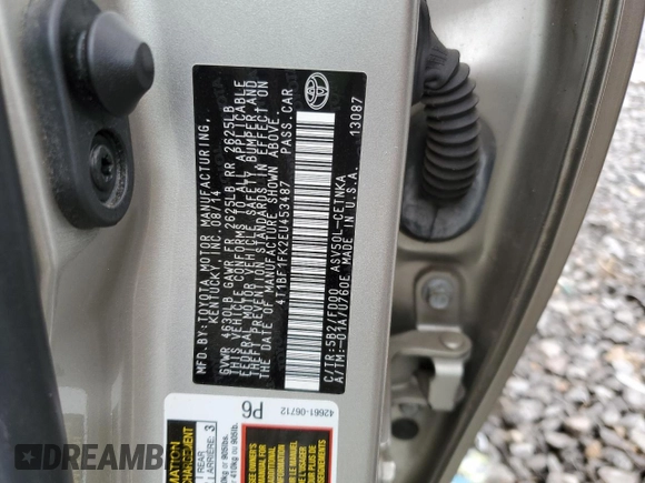 2014 Toyota Camry L with VIN 4T1BF1FK2EU453487, listed as a Copart auction lot 42623715 with 167,836 mi miles and Salvage Title. Bid and sale history available at carsss.com. Image 12.