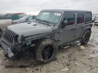 2022 Jeep Wrangler Unlimited Sport with VIN 1C4HJXDN5NW225808, listed as a Copart auction lot 86547794 with Not Provided miles and Salvage Title. Bid and sale history available at DreamBid. Image 1.