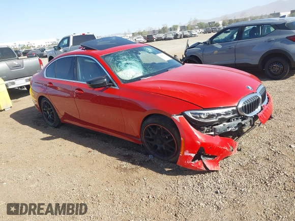 2020 BMW 3 Series 330i with VIN WBA5R1C0XLFH84640, listed as a IAAI auction lot 41403763 with 86,957 mi miles and . Bid and sale history available at DreamBid. Image 1.