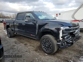 2024 Ford F-350 XL with VIN 1FT8W3BM0RED19434, listed as a Copart auction lot 81603354 with 2,601 mi miles and Salvage Title. Bid and sale history available at DreamBid. Image 4.