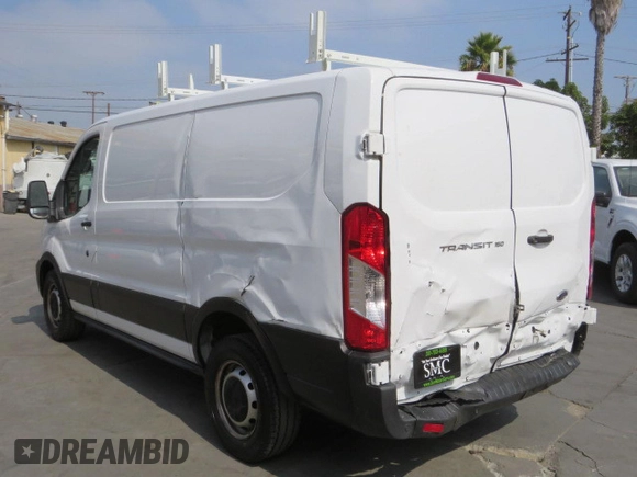 2023 Ford Transit Cargo with VIN 1FTYE1Y81PKB92726, listed as a Copart auction lot 80319334 with 13,373 mi miles and Salvage Title. Bid and sale history available at DreamBid. Image 4.