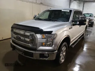 2017 Ford F-150 XL with VIN 1FTEW1EG8HKD36107, listed as a Copart auction lot 46004555 with 129,387 mi miles and Clean Title. Bid and sale history available at carsss.com. Image 1.
