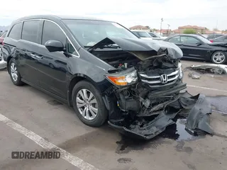 2014 Honda Odyssey EX with VIN 5FNRL5H48EB040693, listed as a IAAI auction lot 41911926 with 114,229 mi miles. Bid and sale history available at carsss.com. Image 1.