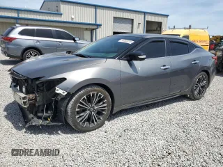 2018 Nissan Maxima SL with VIN 1N4AA6AP9JC398248, listed as a Copart auction lot 54050055 with 92,583 mi miles and Salvage title. Bid and sale history available at DreamBid. Image 1.