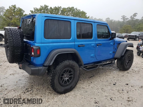 2023 Jeep Wrangler Sport S with VIN 1C4HJXDGXPW692324, listed as a Copart auction lot 41761235 with 15,660 mi miles and Salvage Title. Bid and sale history available at DreamBid. Image 3.