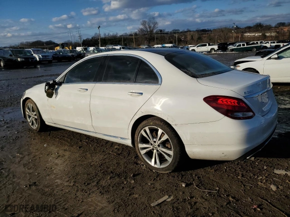 2018 Mercedes-Benz C-Class C 300 with VIN WDDWF4KB3JR423169, listed as a Copart auction lot 41345435 with 0 mi miles and Salvage Title. Bid and sale history available at carsss.com. Image 2.