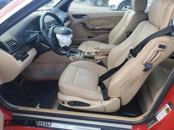 2005 BMW 3 Series 325Ci with VIN WBABW33485PL36370, listed as a Copart auction lot 83748104 with Not Provided miles and Non Repairable. Bid and sale history available at carsss.com. Image 7.