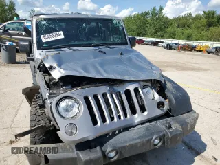 2018 Jeep Wrangler JK Unlimited Sport S with VIN 1C4BJWDG4JL849953, listed as a Copart auction lot 65655094 with 134,578 mi miles and Salvage Title. Bid and sale history available at carsss.com. Image 5.