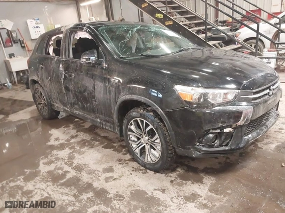 2019 Mitsubishi Outlander Sport ES 2.0 with VIN JA4AR3AU8KU005059, listed as a IAAI auction lot 41327991 with 41,312 mi miles. Bid and sale history available at carsss.com. Image 1.