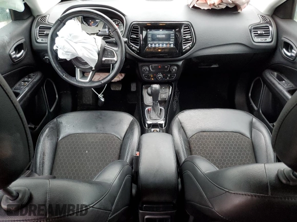 2021 Jeep Compass Altitude with VIN 3C4NJDBB7MT517572, listed as a Copart auction lot 57834785 with 23,523 mi miles and Non repairable. Bid and sale history available at DreamBid. Image 8.