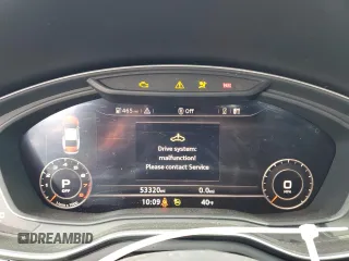 2019 Audi A5 Premium Plus with VIN WAUTNAF52KA030215, listed as a Copart auction lot 51474545 with 53,320 mi miles and Clean Title. Bid and sale history available at DreamBid. Image 9.
