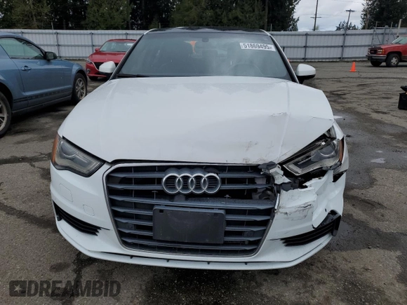 2016 Audi A3 1.8T Premium with VIN WAUA7GFF7G1074800, listed as a Copart auction lot 51869495 with 85,259 mi miles and Salvage Title. Bid and sale history available at carsss.com. Image 5.