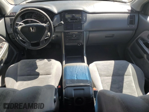 2005 Honda Pilot EX with VIN 5FNYF18445B052433, listed as a Copart auction lot 53130275 with 209,053 mi miles and Salvage Title. Bid and sale history available at carsss.com. Image 8.