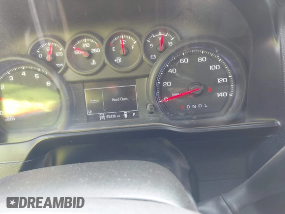 2020 Chevrolet Silverado 1500 Work Truck with VIN 1GCRYAEF9LZ177262, listed as a IAAI auction lot 41895915 with 65,436 mi miles and . Bid and sale history available at DreamBid. Image 7.