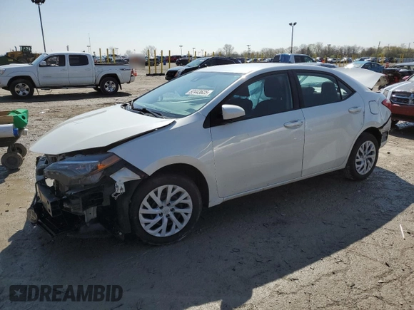2019 Toyota Corolla L with VIN 5YFBURHE8KP883663, listed as a Copart auction lot 52443625 with 150,025 mi miles and Salvage Title. Bid and sale history available at DreamBid. Image 1.