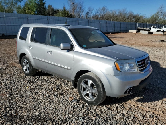 2014 Honda Pilot EX-L with VIN 5FNYF4H51EB033901, listed as a Copart auction lot 50023165 with 79,286 mi miles and Salvage Title. Bid and sale history available at DreamBid. Image 4.
