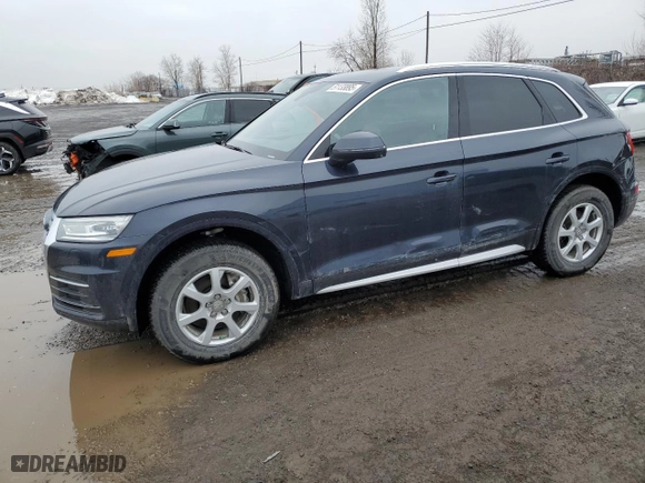 2020 Audi Q5 Premium with VIN WA1ANAFY4L2056924, listed as a Copart auction lot 51133895 with 89,070 mi miles and Salvage Title. Bid and sale history available at carsss.com. Image 1.