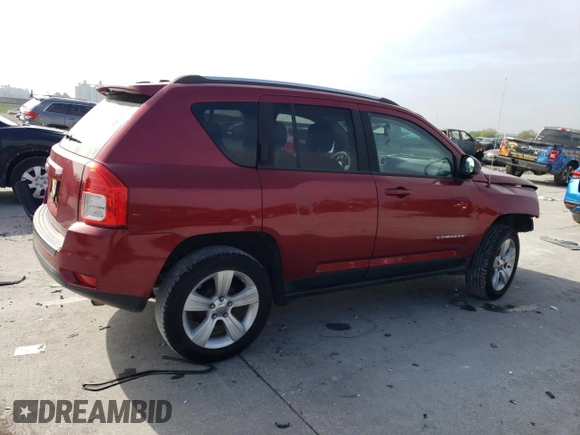 2012 Jeep Compass Sport with VIN 1C4NJCBA5CD678721, listed as a Copart auction lot 50605465 with 204,527 mi miles and Salvage Title. Bid and sale history available at carsss.com. Image 3.
