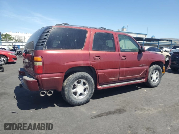 2003 GMC Yukon Denali z VIN 1GKEK63U93J307591, wystawiony jako Copart lot #55341075 z przebiegiem 201 493 mil mil oraz Szkoda całkowita • Salvage title. Historia ofert i sprzedaży dostępna na DreamBid. Obrazek 3.