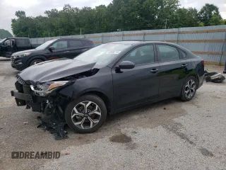 2019 Kia Forte LXS with VIN 3KPF24AD8KE091686, listed as a Copart auction lot 59505715 with 97,953 mi miles and Salvage title. Bid and sale history available at DreamBid. Image 1.