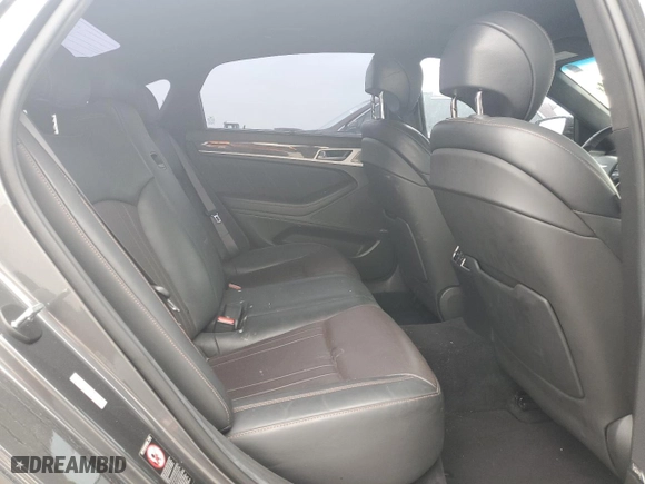 2018 Genesis G80 3.3T Sport with VIN KMHGN4JB8JU240796, listed as a Copart auction lot 78517364 with 89,858 mi miles and Salvage Title. Bid and sale history available at carsss.com. Image 10.