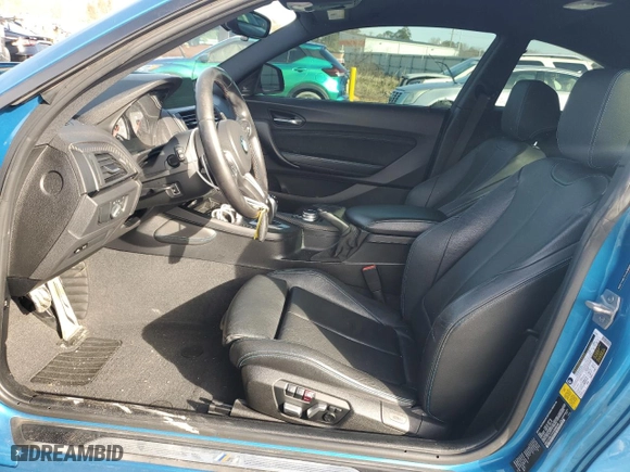 2017 BMW M2 with VIN WBS1H9C31HV888840, listed as a Copart auction lot 42654425 with 112,323 mi miles and Salvage Title. Bid and sale history available at carsss.com. Image 7.