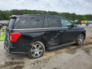 2024 Ford Expedition XLT with VIN 1FMJU1H81REA55710, listed as a Copart auction lot 56927215 with 16,072 mi miles and Salvage title. Bid and sale history available at DreamBid. Image 3.