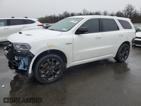 2021 Dodge Durango R/T z VIN 1C4SDJCT7MC848258, wystawiony jako Copart lot #48973495 z przebiegiem 33 195 mil mil oraz Szkoda całkowita • Salvage title. Historia ofert i sprzedaży dostępna na DreamBid. Obrazek 1.