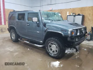 2005 Hummer H2 SUV with VIN 5GRGN23U45H109806, listed as a Copart auction lot 84011934 with 216,167 mi miles and Clean Title. Bid and sale history available at carsss.com. Image 4.