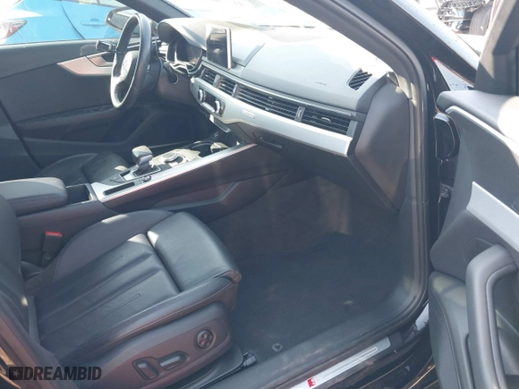 2018 Audi A4 Premium Plus with VIN WAUENAF44JA063134, listed as a IAAI auction lot 41764674 with 26,310 mi miles. Bid and sale history available at carsss.com. Image 5.