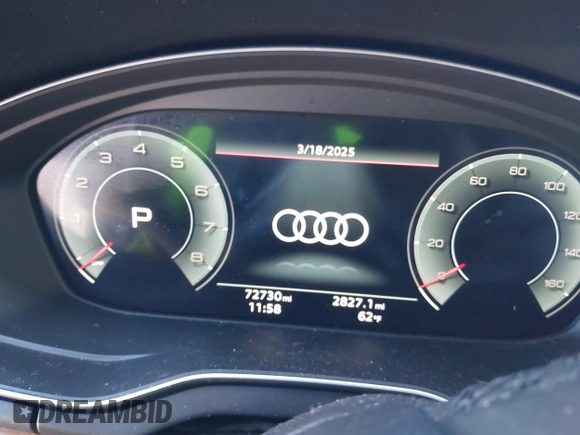 2021 Audi Q5 Premium Plus with VIN WA1BAAFY0M2018978, listed as a IAAI auction lot 41827330 with 72,730 mi miles. Bid and sale history available at carsss.com. Image 7.