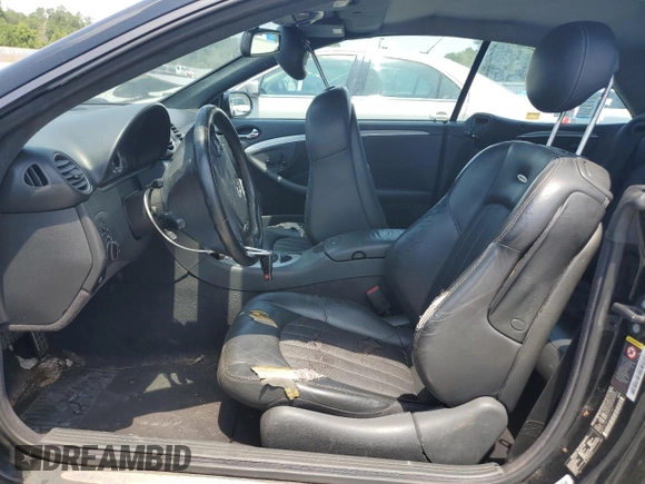 2004 Mercedes-Benz CLK-Class AMG with VIN WDBTK76G14T031801, listed as a Copart auction lot 54150745 with 157,587 mi miles and Clean Title. Bid and sale history available at carsss.com. Image 7.