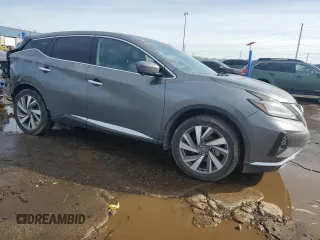 2021 Nissan Murano SL with VIN 5N1AZ2CS2MC104086, listed as a Copart auction lot 46782625 with 24,685 mi miles and Clean Title. Bid and sale history available at DreamBid. Image 4.