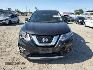 2017 Nissan Rogue SV with VIN KNMAT2MT5HP512481, listed as a Copart auction lot 52442485 with 93,264 mi miles and Salvage Title. Bid and sale history available at carsss.com. Image 5.