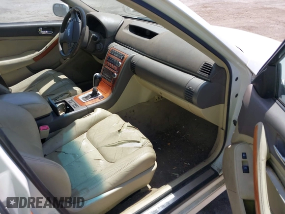 2005 Infiniti G35 with VIN JNKCV51F55M300727, listed as a IAAI auction lot 42196422 with Not Provided miles and . Bid and sale history available at DreamBid. Image 5.