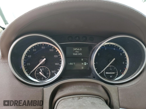 2010 Mercedes-Benz GL-Class GL 450 with VIN 4JGBF7BE6AA539982, listed as a Copart auction lot 76461144 with 166,145 mi miles and Non Repairable. Bid and sale history available at carsss.com. Image 9.