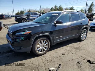 2017 Jeep Cherokee Limited with VIN 1C4PJLDB4HW516170, listed as a Copart auction lot 48109865 with 151,647 mi miles and Salvage Title. Bid and sale history available at carsss.com. Image 1.