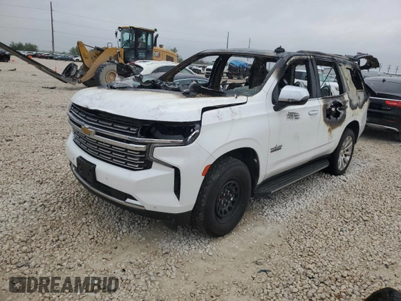 2023 Chevrolet Tahoe Premier with VIN 1GNSCSKD2PR144903, listed as a Copart auction lot 50967665 with Not provided miles and Non repairable. Bid and sale history available at DreamBid. Image 1.