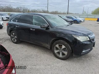 2014 Acura MDX with VIN 5FRYD3H22EB015847, listed as a Copart auction lot 48219845 with 0 mi miles and Clean Title. Bid and sale history available at carsss.com. Image 4.